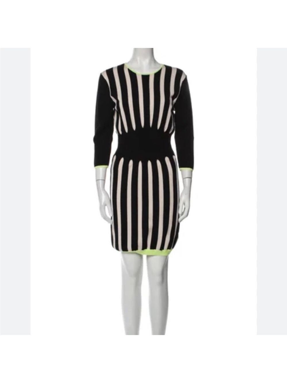 Ted Baker black white striped knit sweater dress TB size 3 US XS